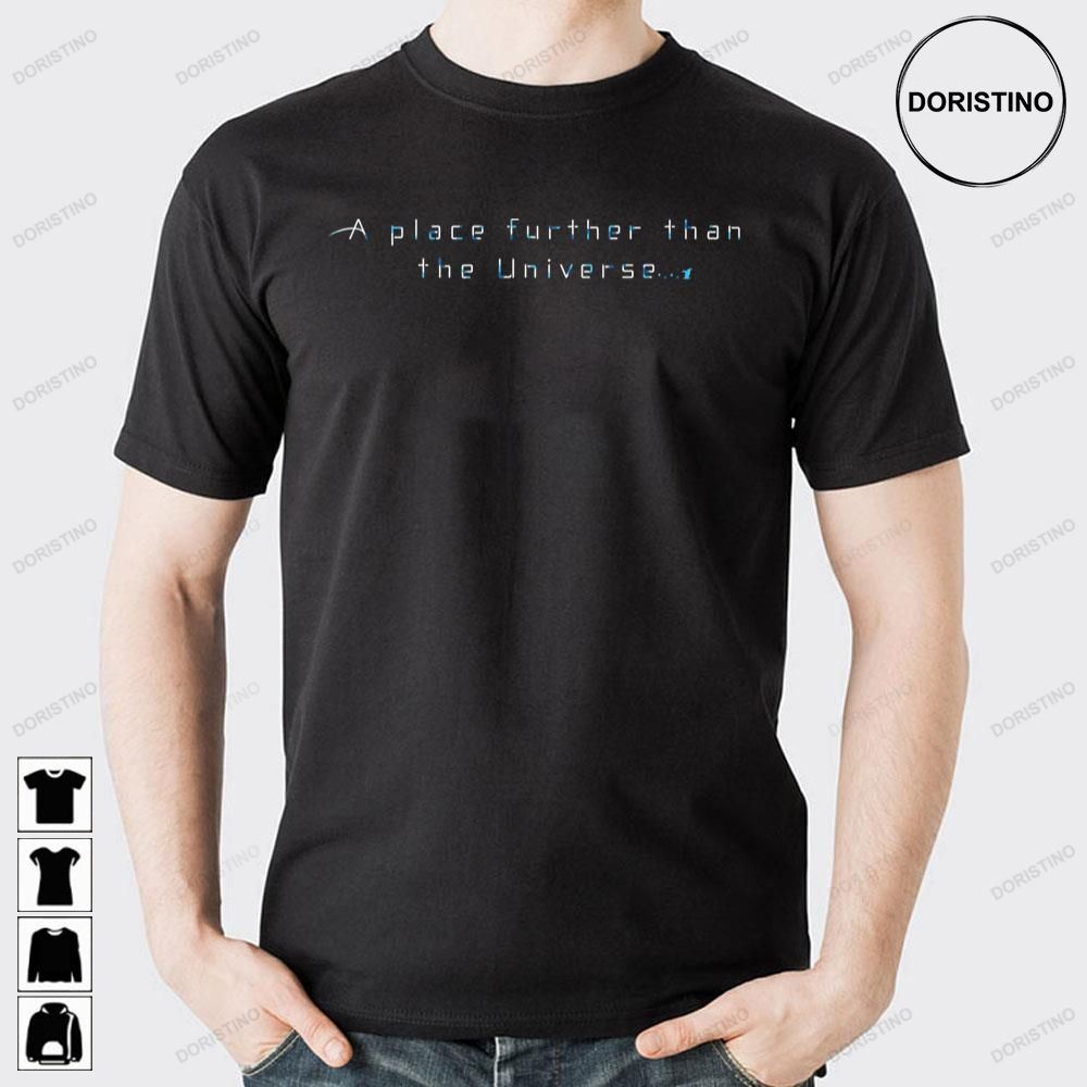 A Place Further Than The Universe Anime Logo Awesome Shirts