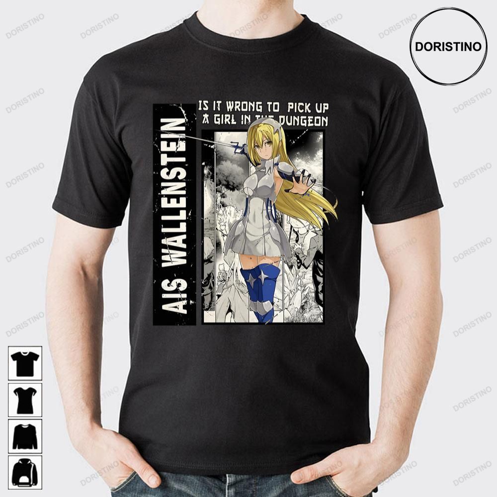 Ais Wallenstein Danmachi Genjitsu Shugi Yuusha No Oukoku Saikenki Limited Edition T-shirts