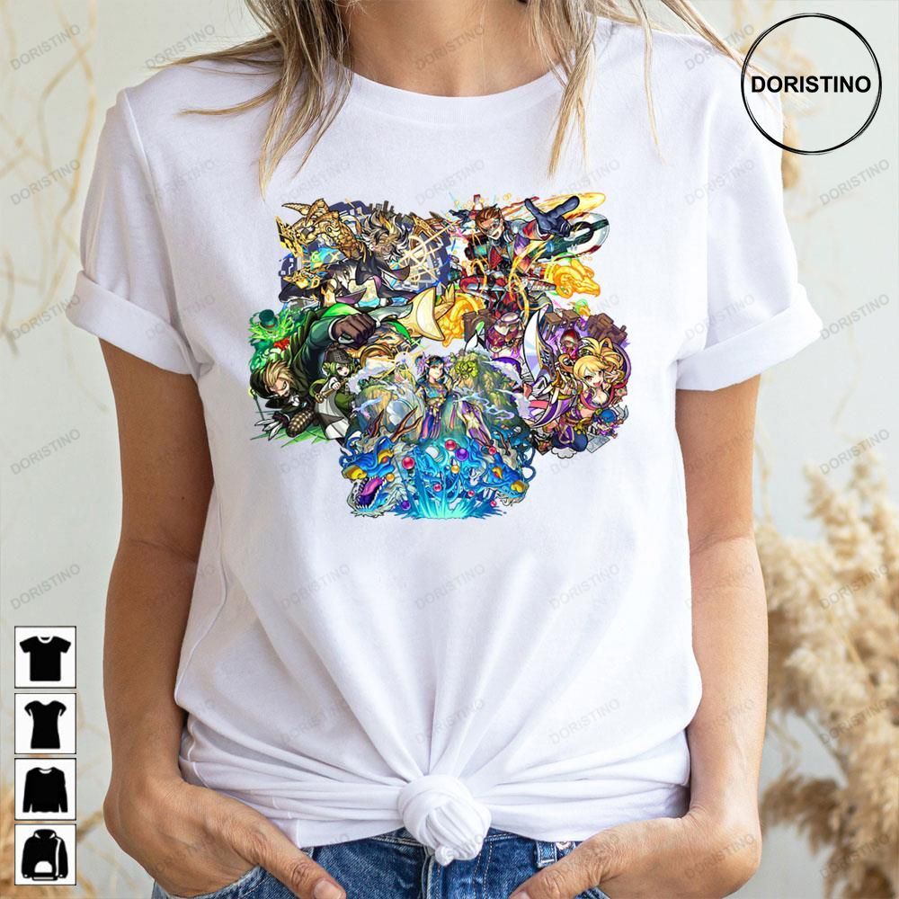 Anime Colossals Monster Strike Awesome Shirts
