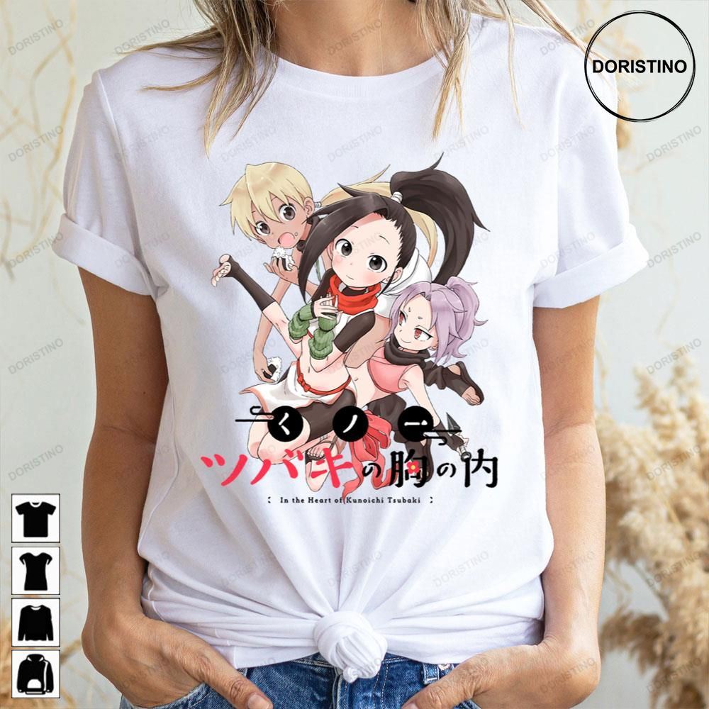 Anime In The Heart Of Kunoichi Tsubaki Kunoichi Tsubaki No Mune No Uchi Limited Edition T-shirts