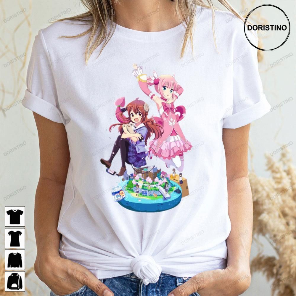 Anime The Demon Girl Next Door Machikado Mazoku 2choume Limited Edition T-shirts