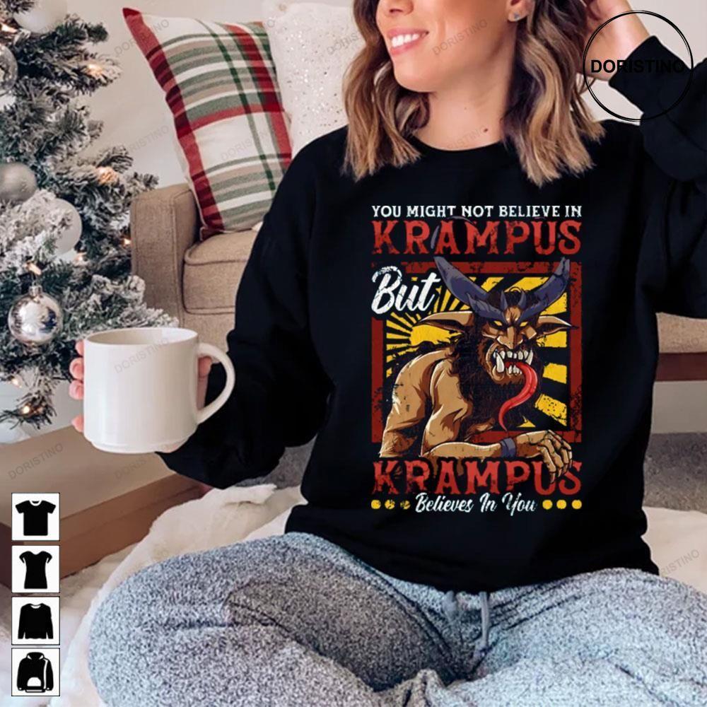 Believes In You Christmas Horror Krampus 2 Doristino Awesome Shirts