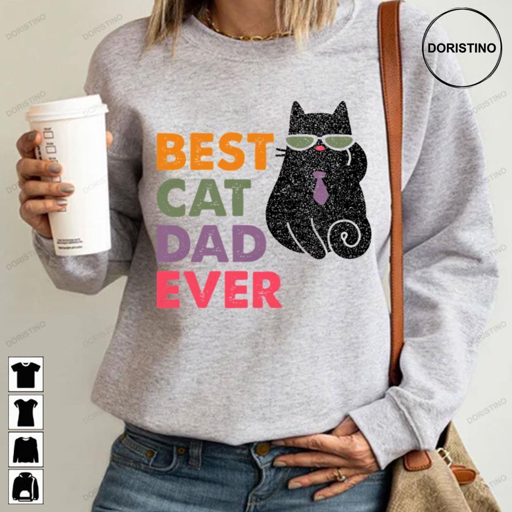 Best Cat Dad Ever Christmas 2 Doristino Limited Edition T-shirts