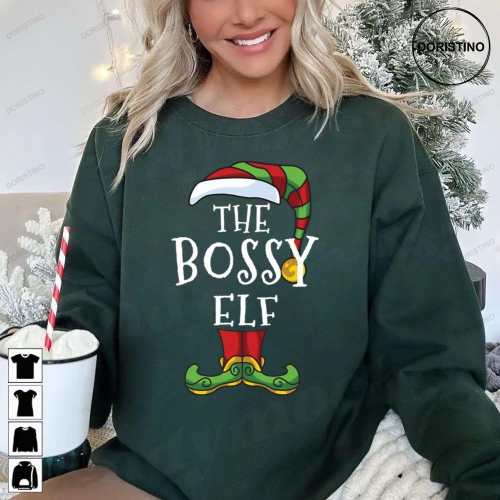 Bossy Elf Family Matching Christmas Holiday 2 Doristino Trending Style