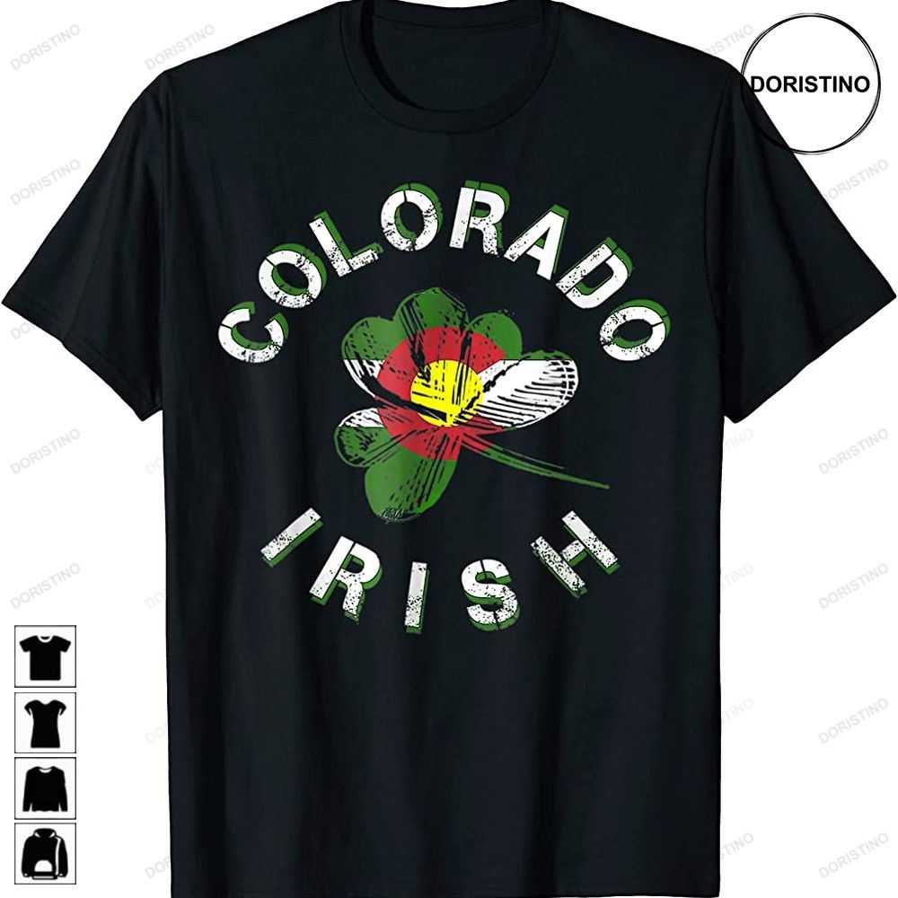 Colorado Irish Colorado Flag St Patricks Day Trending Style