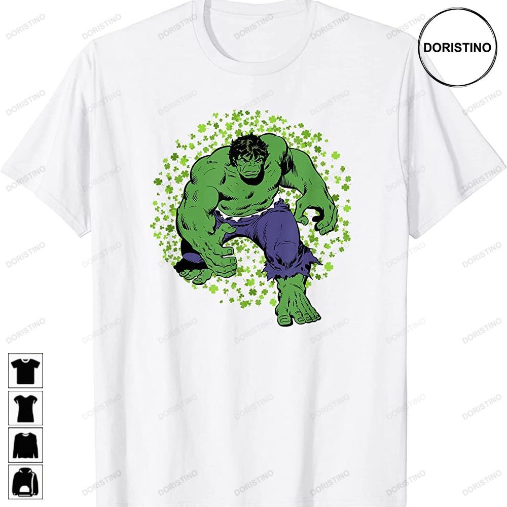 Comics Hulk Saint Patricks Day Clover Box Up Limited Edition T-shirts