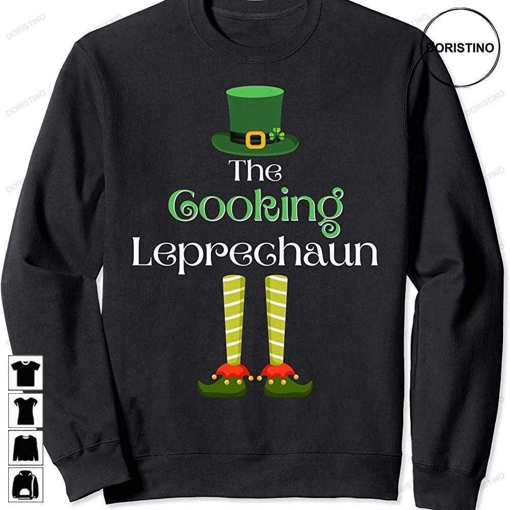 Cooking Leprechaun Matching Family Group St Patricks Day Limited Edition T-shirts