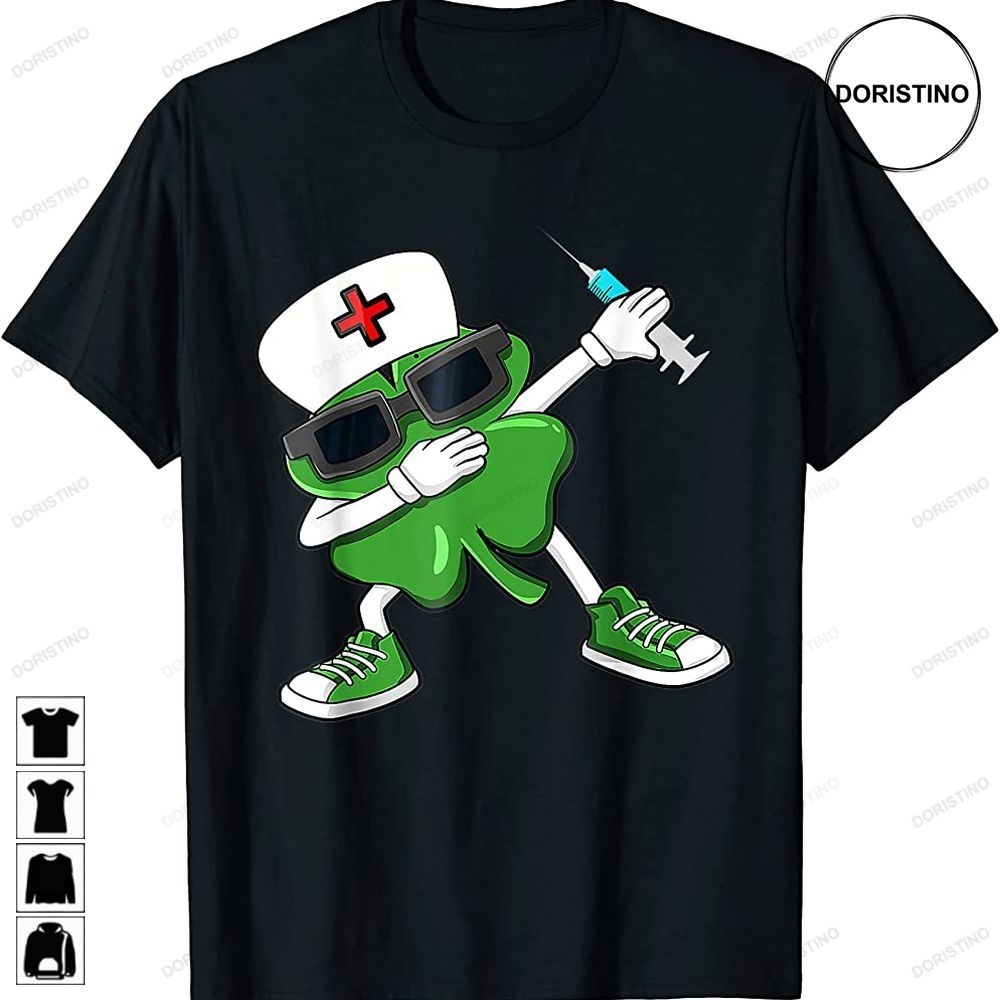 Cool Dabbing Shamrock Nurse St Patricks Day For Men Women Limited Edition T-shirts