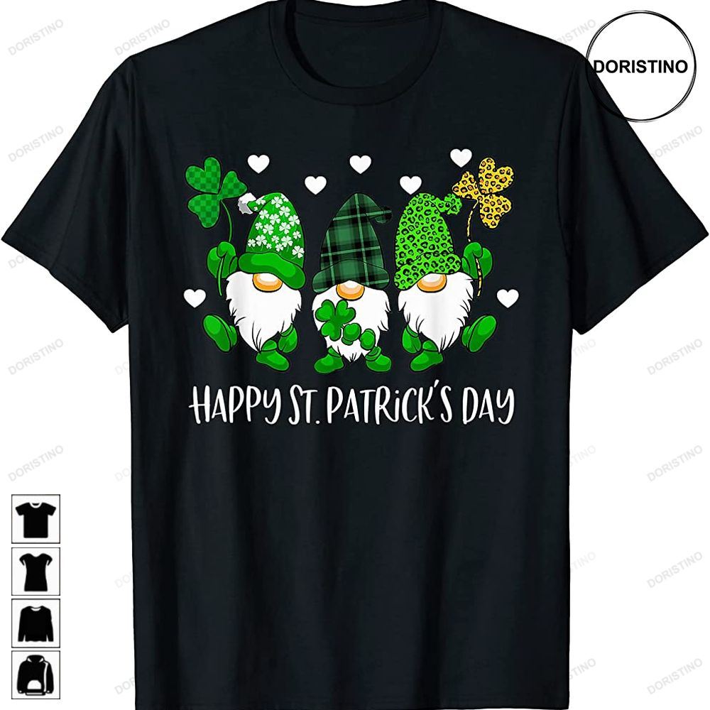 Cute Lucky Gnome Happy St Patricks Day Family Outfit Limited Edition T-shirts
