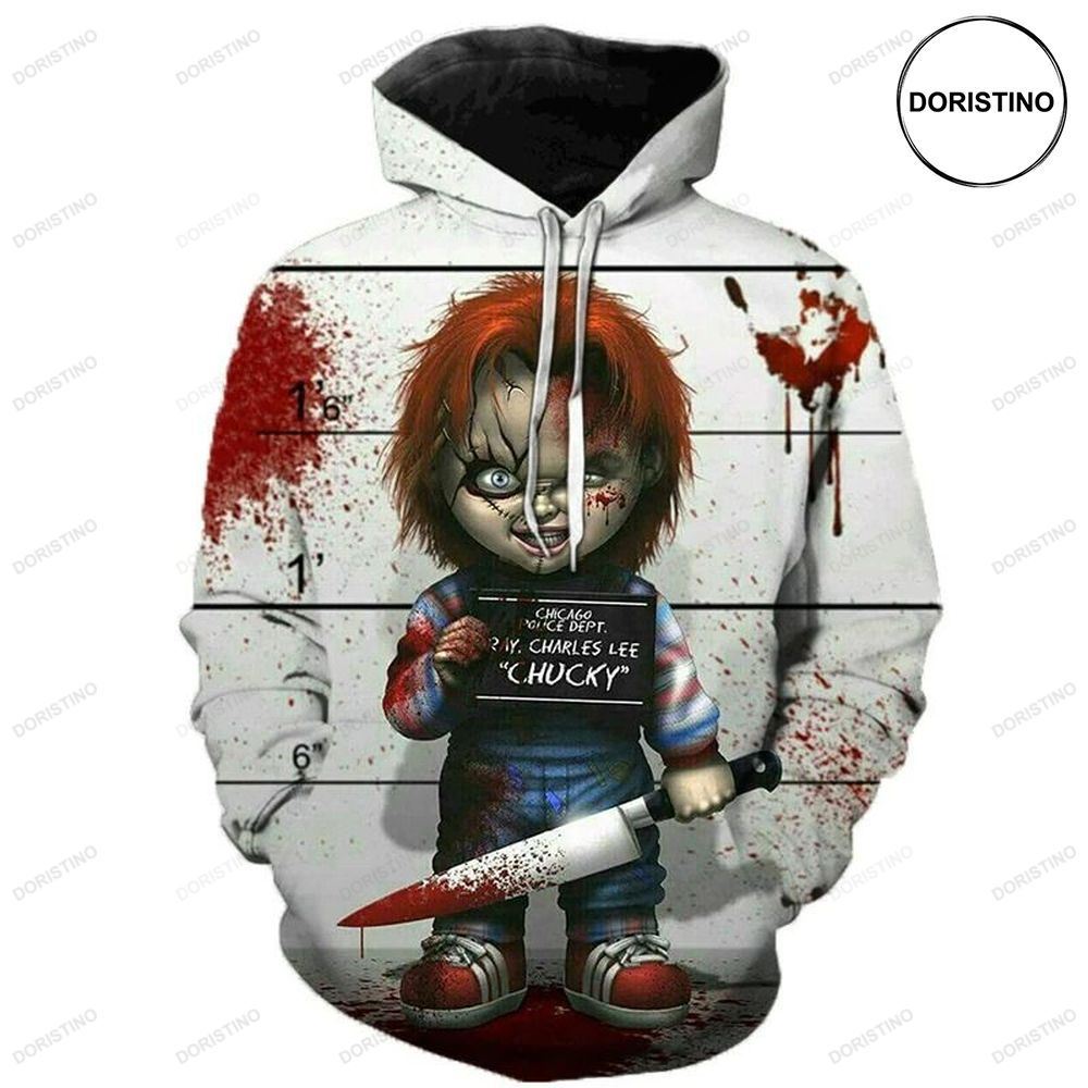 Horror Movie Chucky All Over Print Hoodie