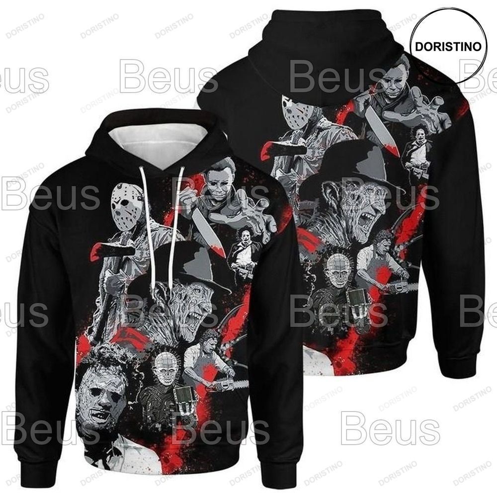Horror Movie Halloween Horror For Men And Women Limited Edition 3d Hoodie