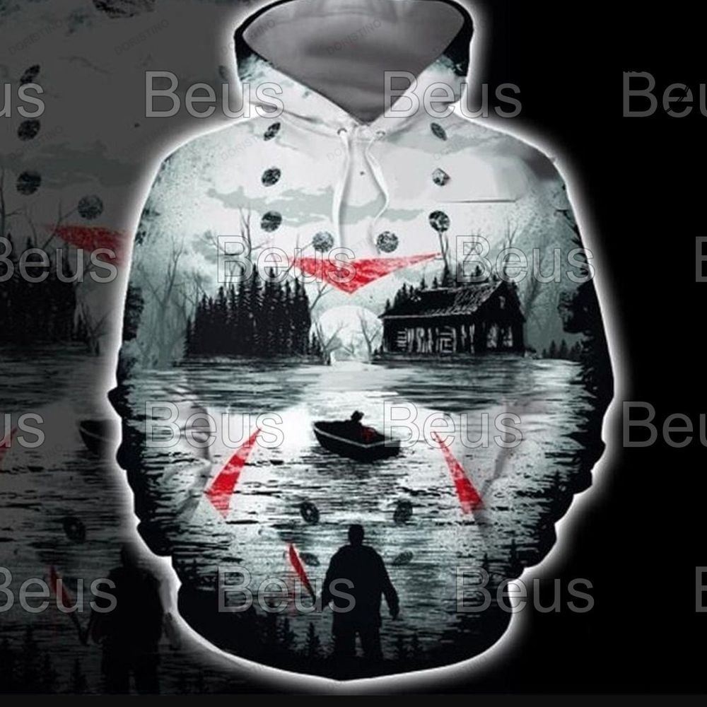 Horror Movie Jason Voorhees Friday The 13th Horror Limited Edition 3d Hoodie