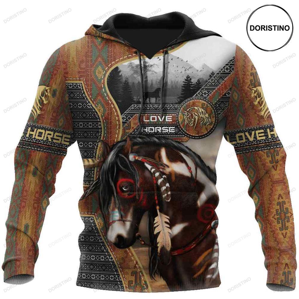 Horse Gifts Native Horse Limited Edition 3d Hoodie