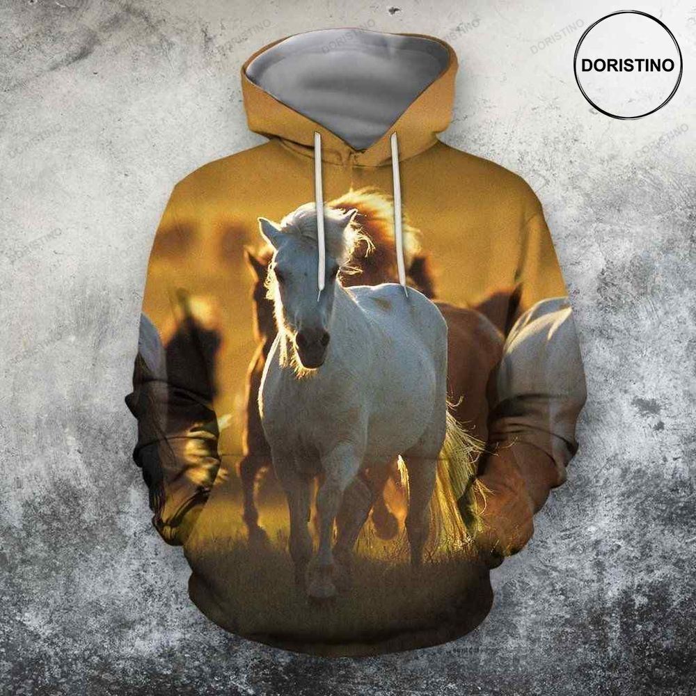 Horse Us Awesome 3D Hoodie
