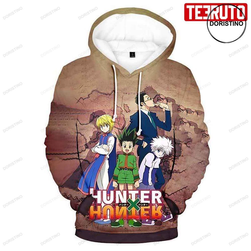 Hxh Team Group Edition Hunter X Hunter Graphic Japanese Hd Limited Edition 3d Hoodie