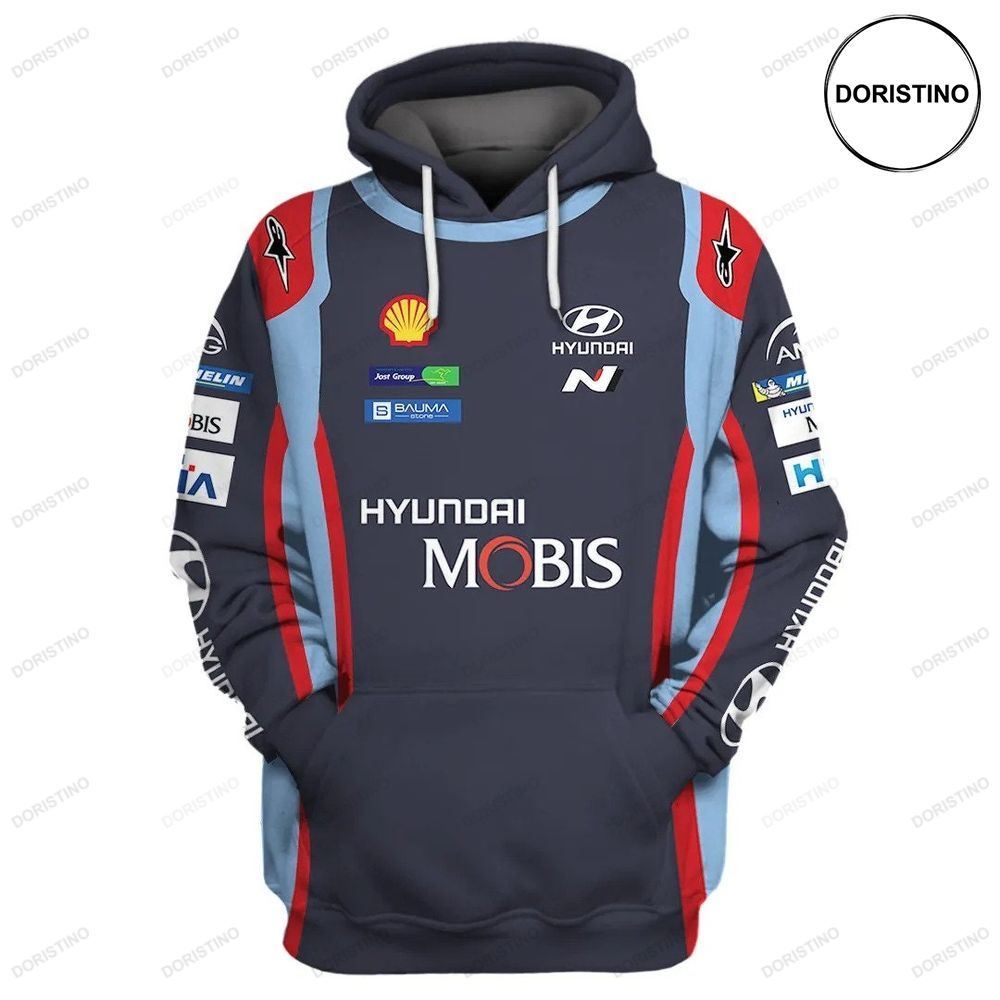 Hyundai Motorsport Team Hyundai Mobis Racing Team All Over Print Hoodie