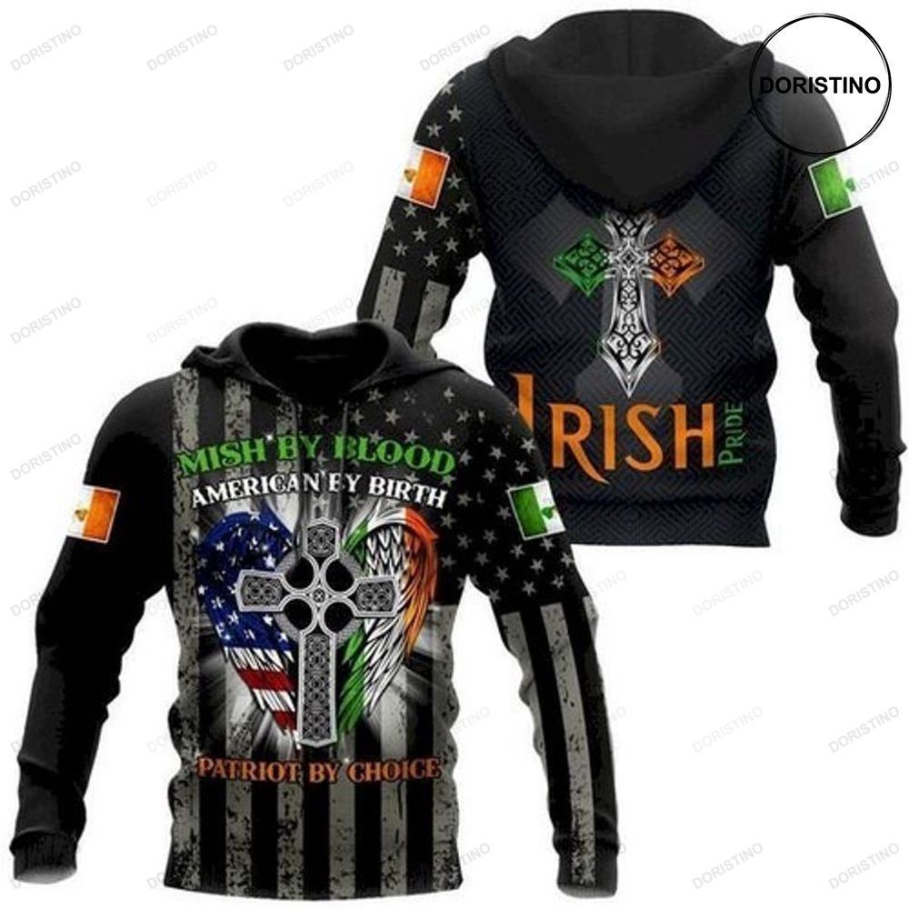 Irish St Patrick Day Mish By Blood Ing All Over Print Hoodie