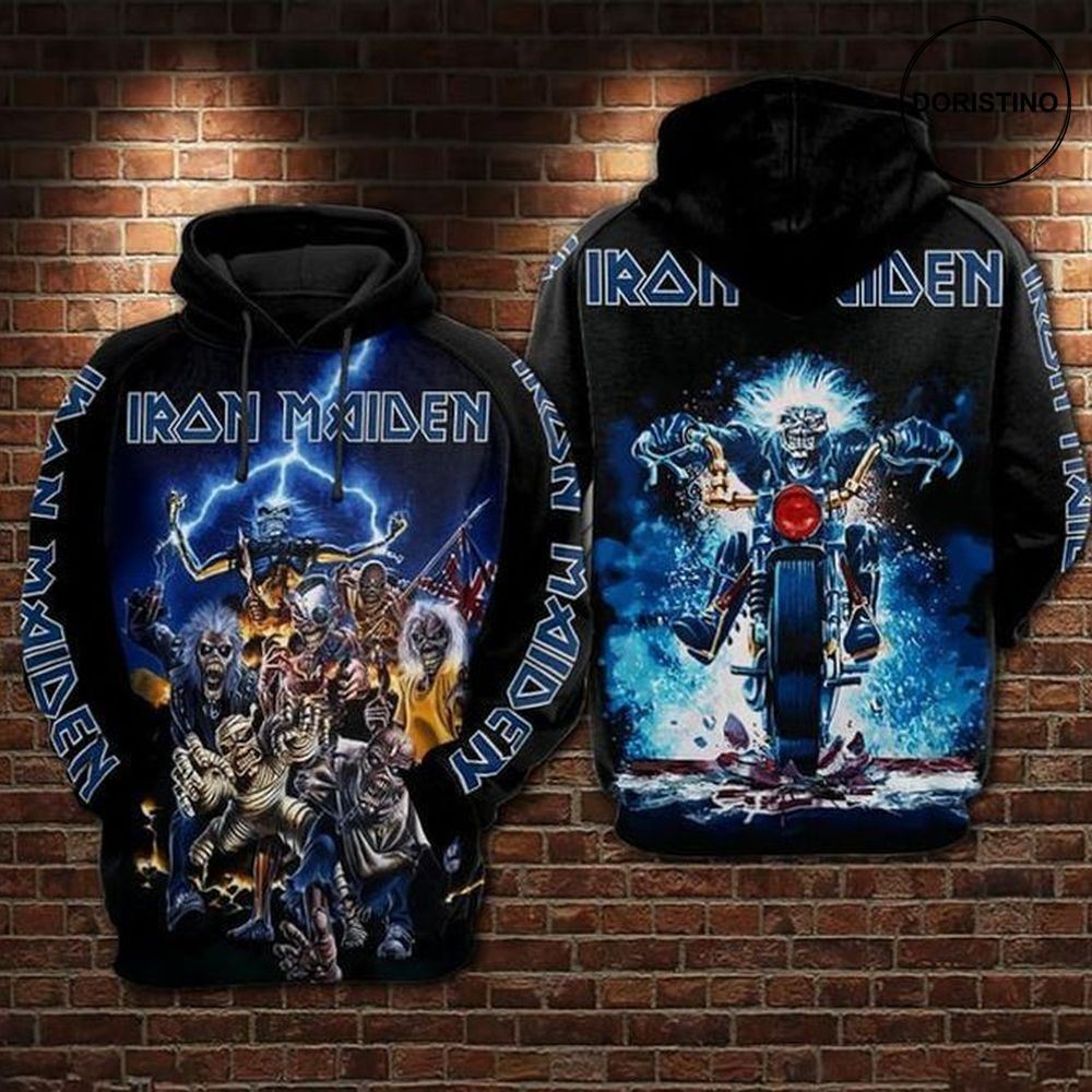 Iron Maiden Limited Edition Awesome 3D Hoodie
