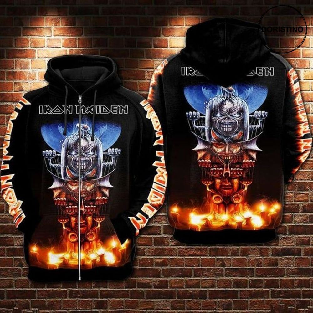 Iron Maiden Mortor Limited Edition 3d Hoodie