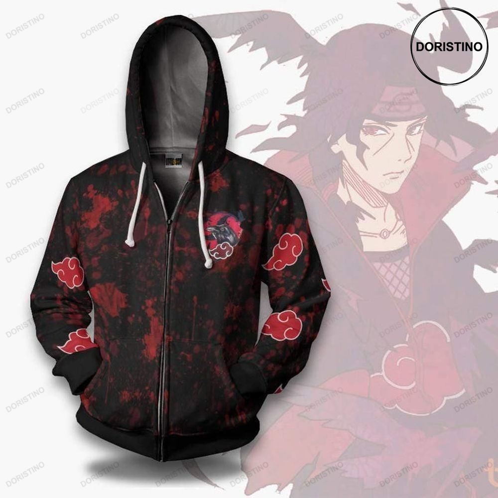 Itachi Cosplay Costumes Custom Nrt Clothes Anime Outfit All Over Print Hoodie