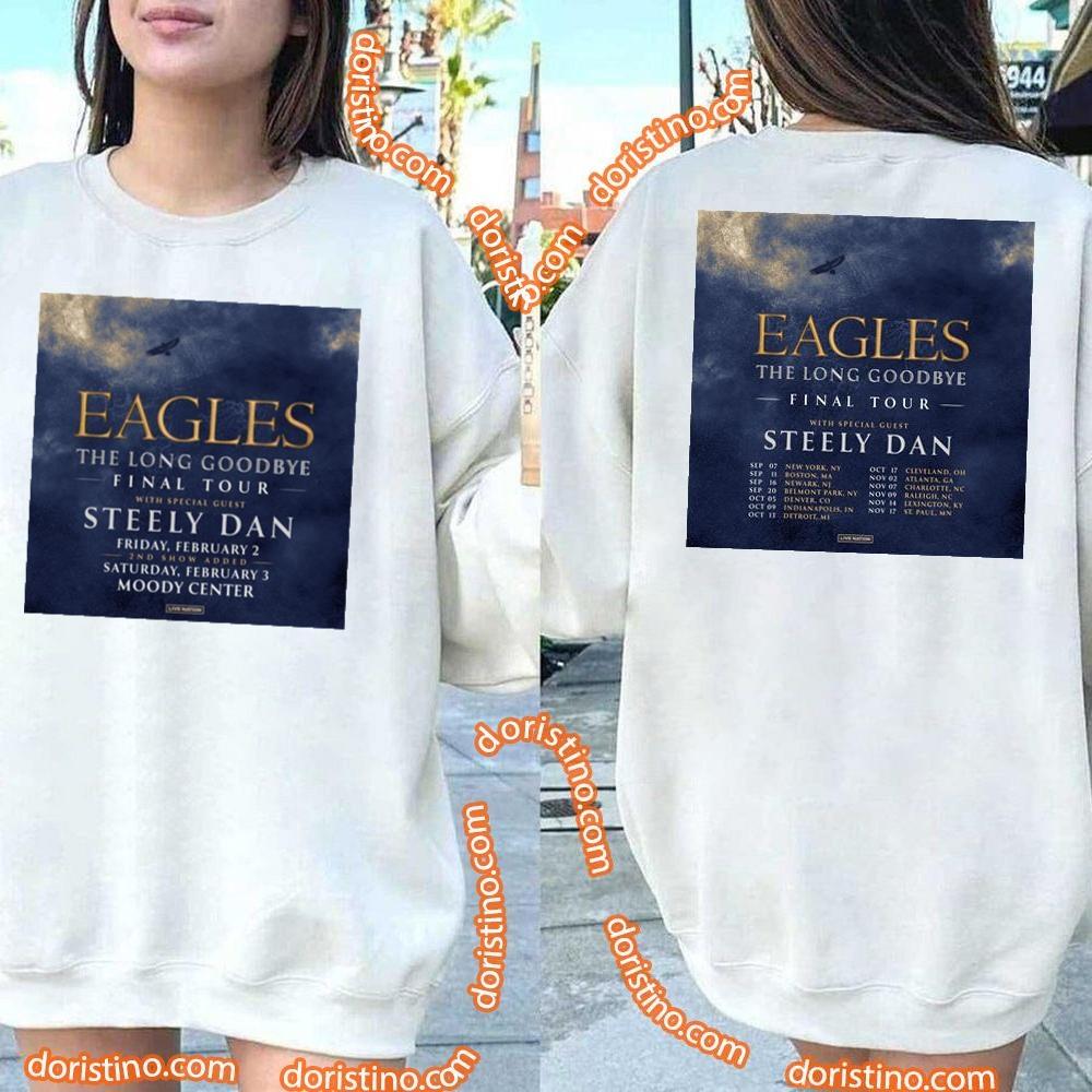 Eagles Sly Dan Tour 2024 Double Sides Awesome Shirt