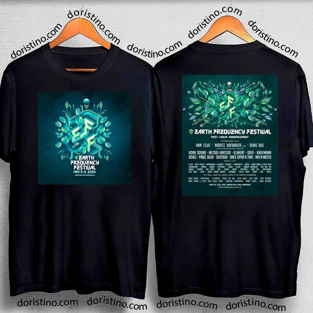 Earth Frequency Festival 2024 Double Sides Shirt