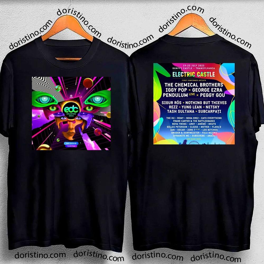Electric Daisy Carnival Orlando 2024 Double Sides Shirt