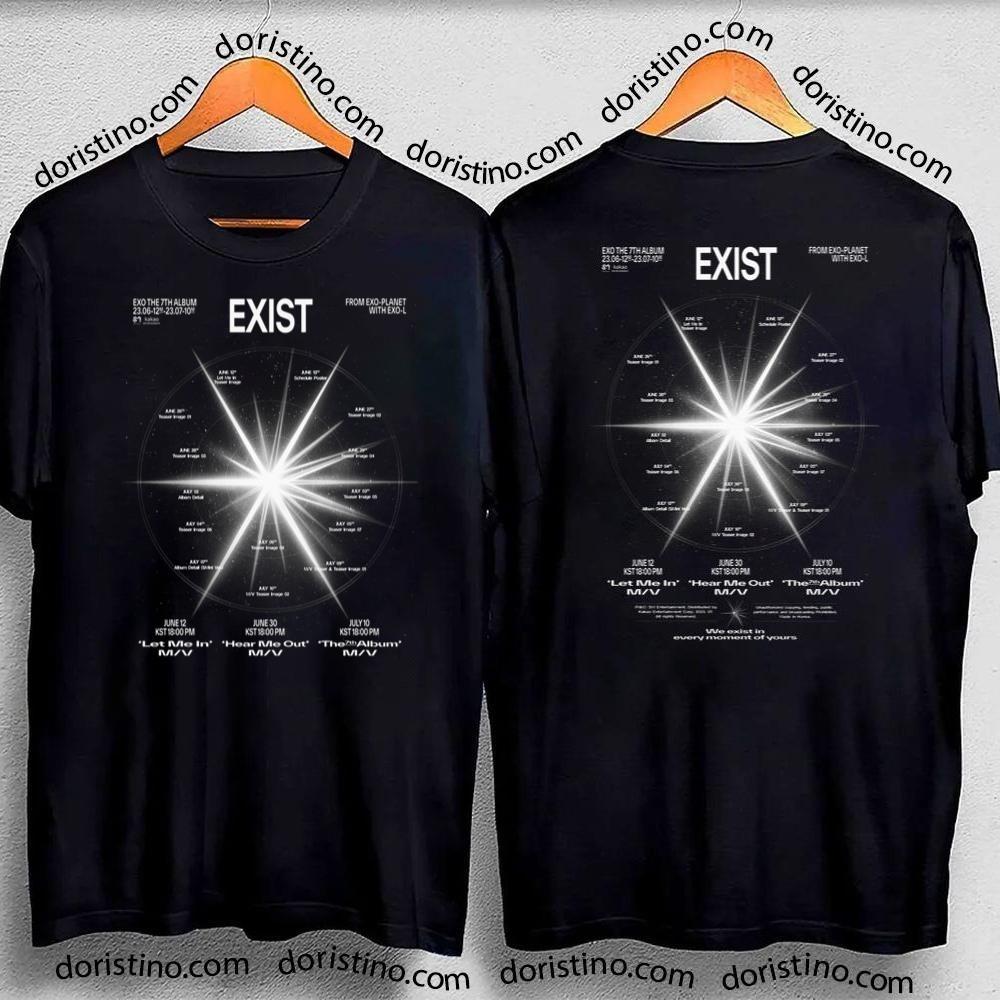 Exist Exo The 7th 2023 Album Double Sides Awesome Shirt