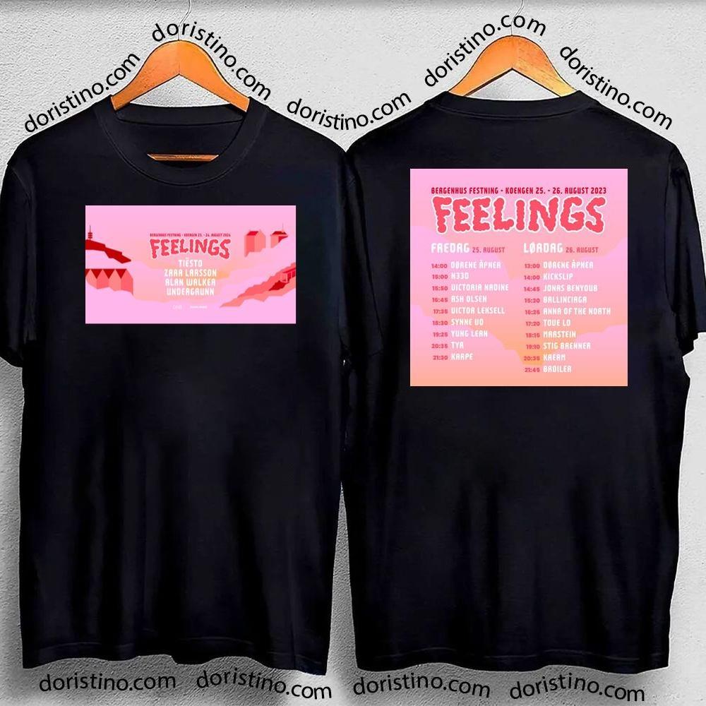 Feelings Festival 2024 Double Sides Shirt