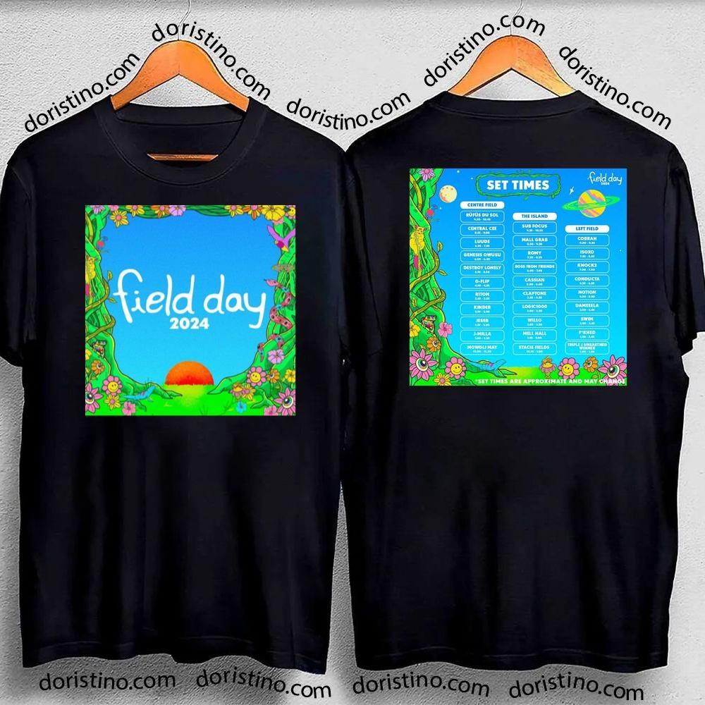Field Day Festival 2024 Double Sides Tshirt