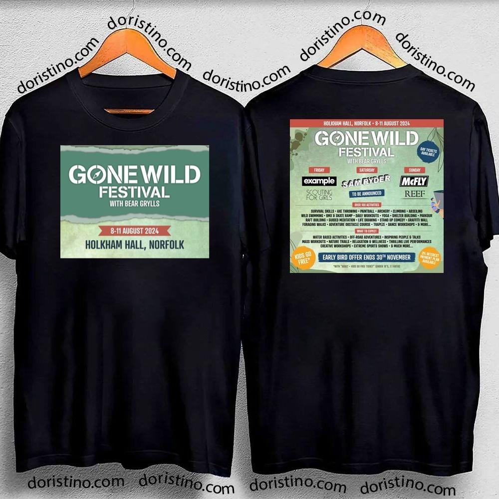 Gone Wild Festival 2024 Double Sides Awesome Shirt