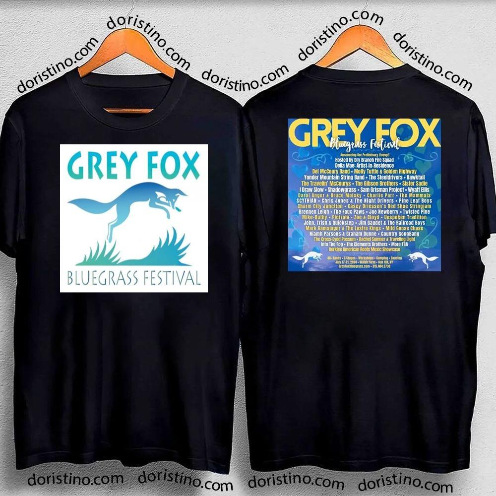Grey Fox Bluegrass Festival 2024 Double Sides Shirt