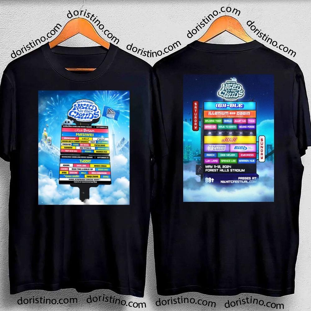 Head In The Clouds Festival 2024 Double Sides Awesome Shirt