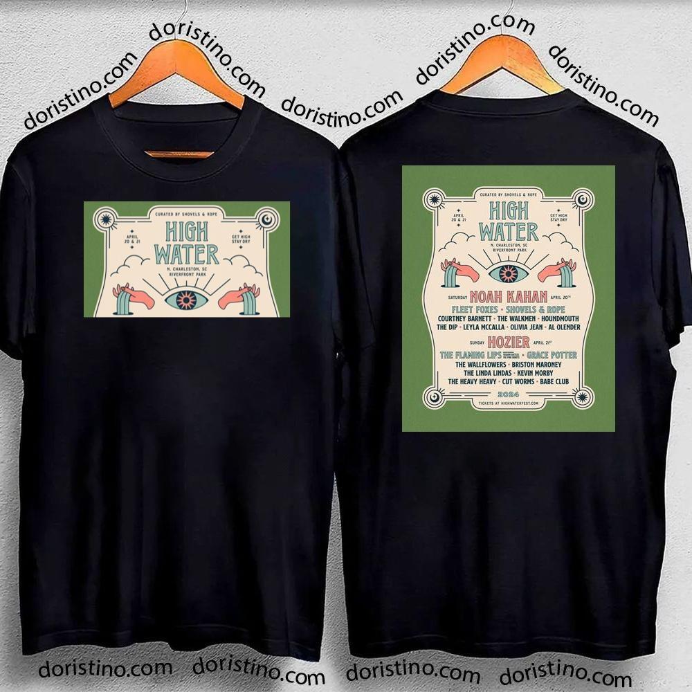 High Water Fest 2024 Double Sides Tshirt