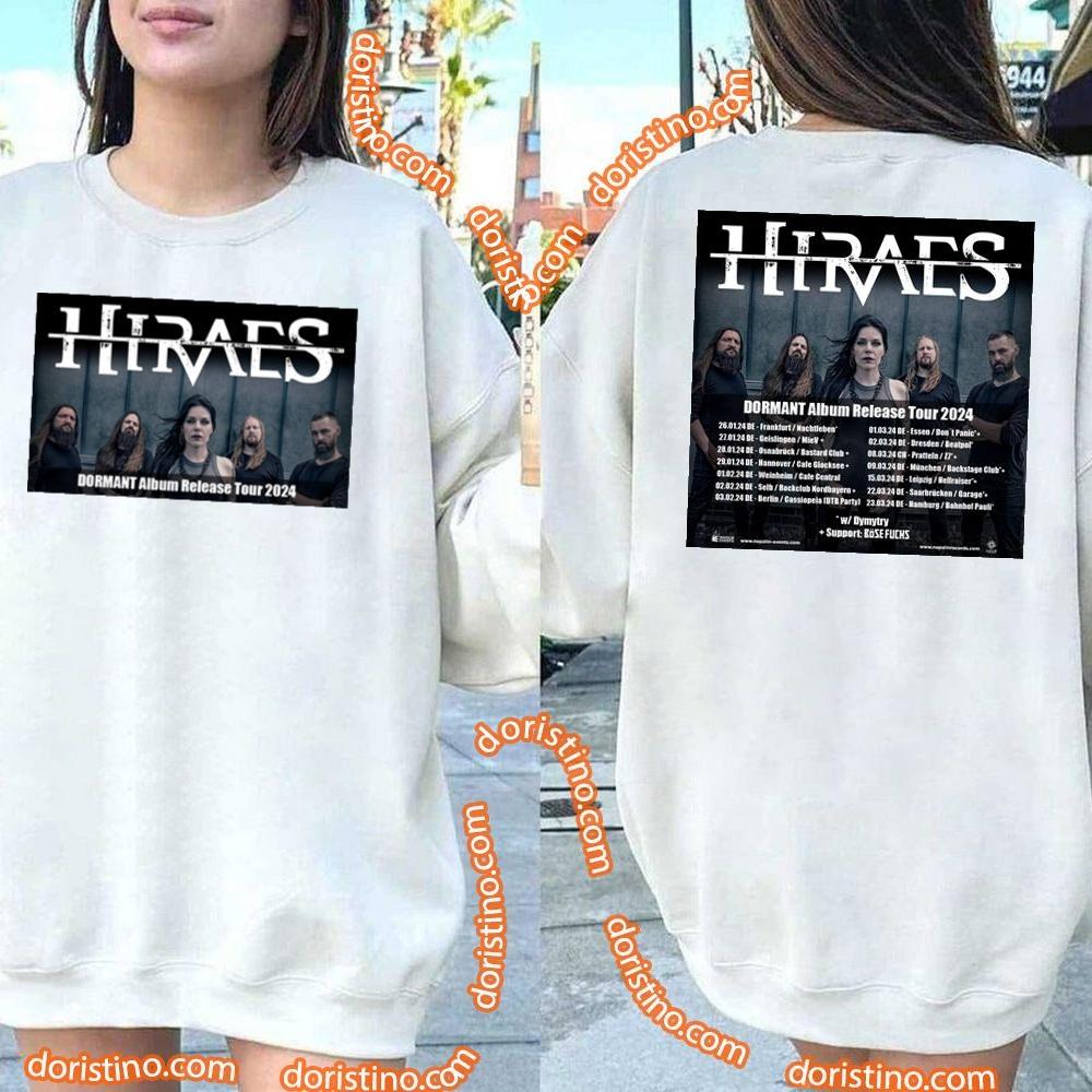 Hiraes Dormant Album Release Tour 2024 Double Sides Awesome Shirt