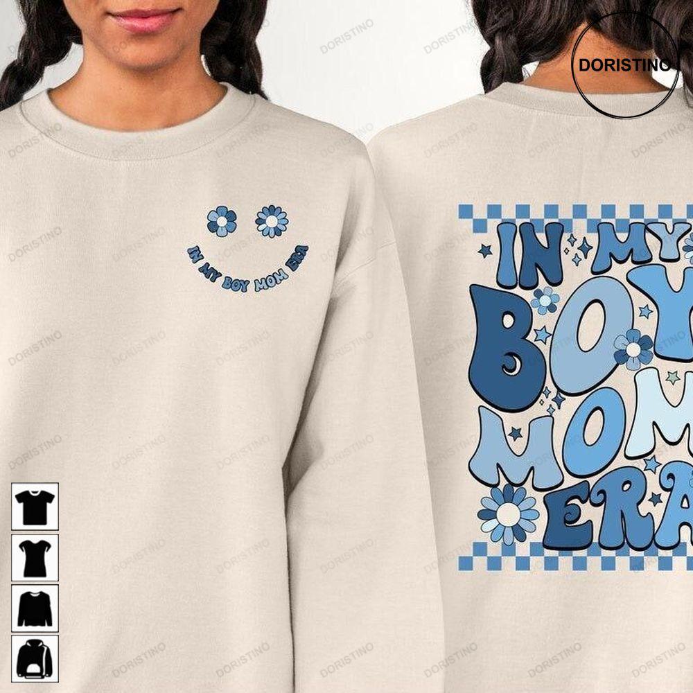 In My Boy Mom Era Boy Mama Double Sides Awesome Shirt