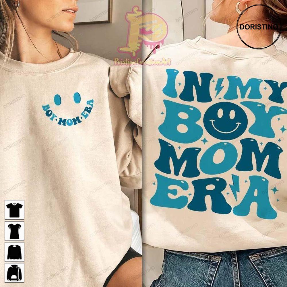 In My Boy Mom Era Boy Mom Club Double Sides Tshirt