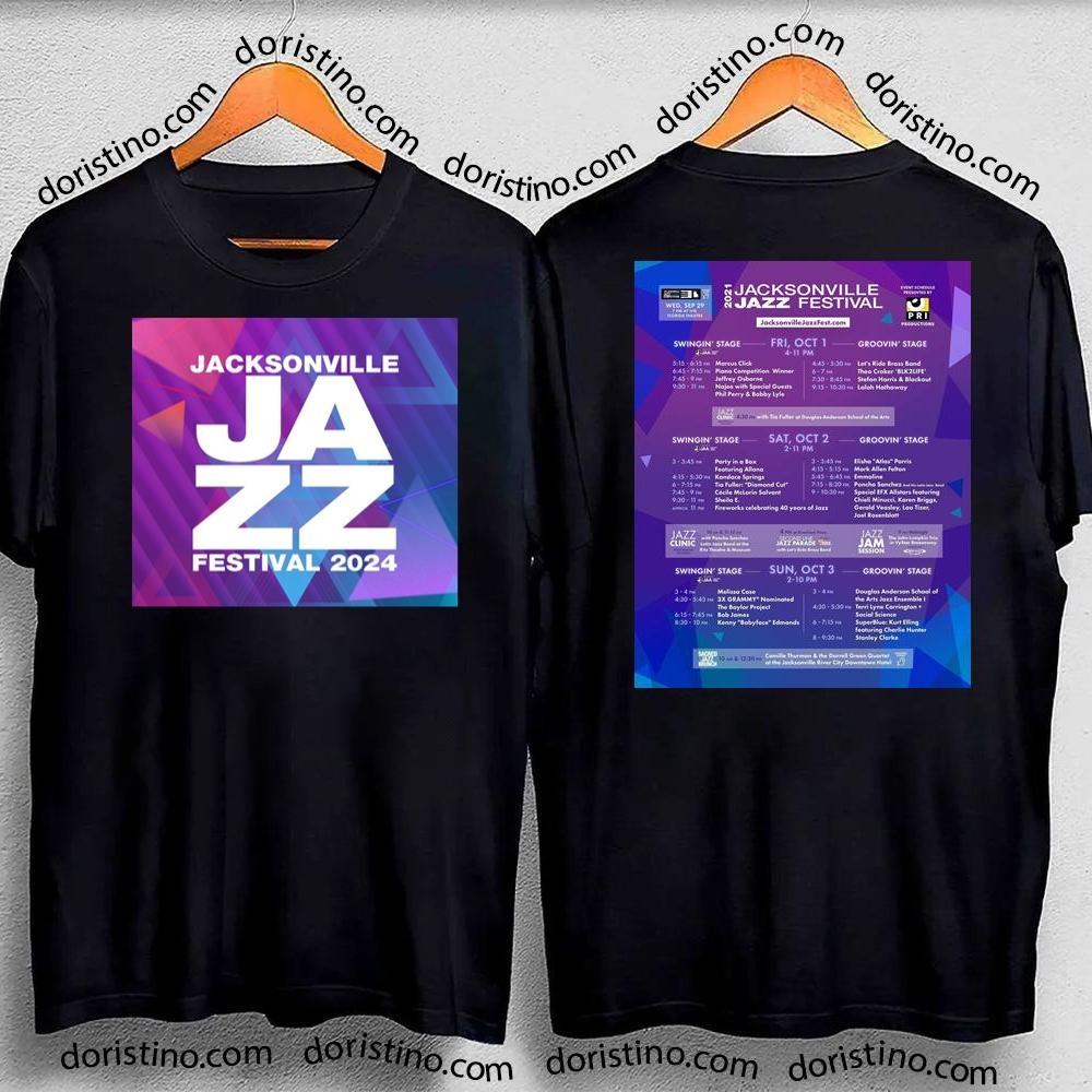 Jacksonville Jazz Festival 2024 Double Sides Awesome Shirt