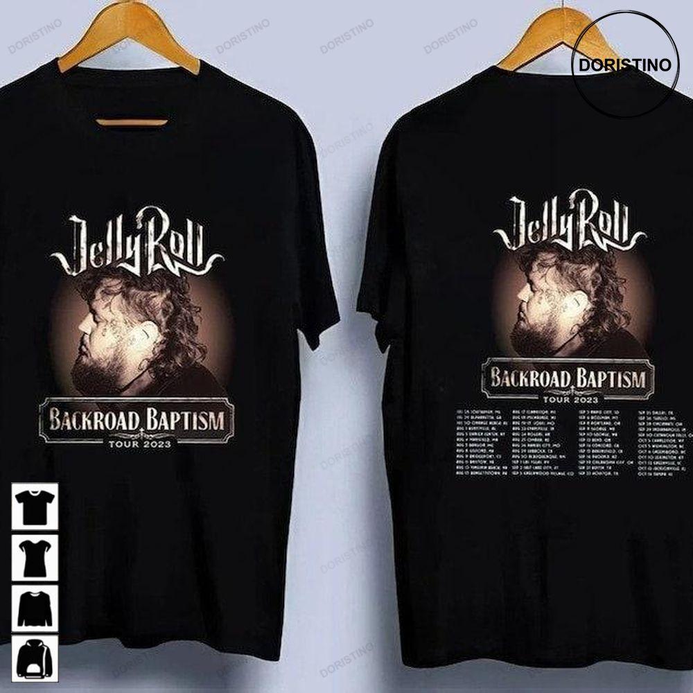 Jelly Roll Tour 2023 Double Sides Awesome Shirt