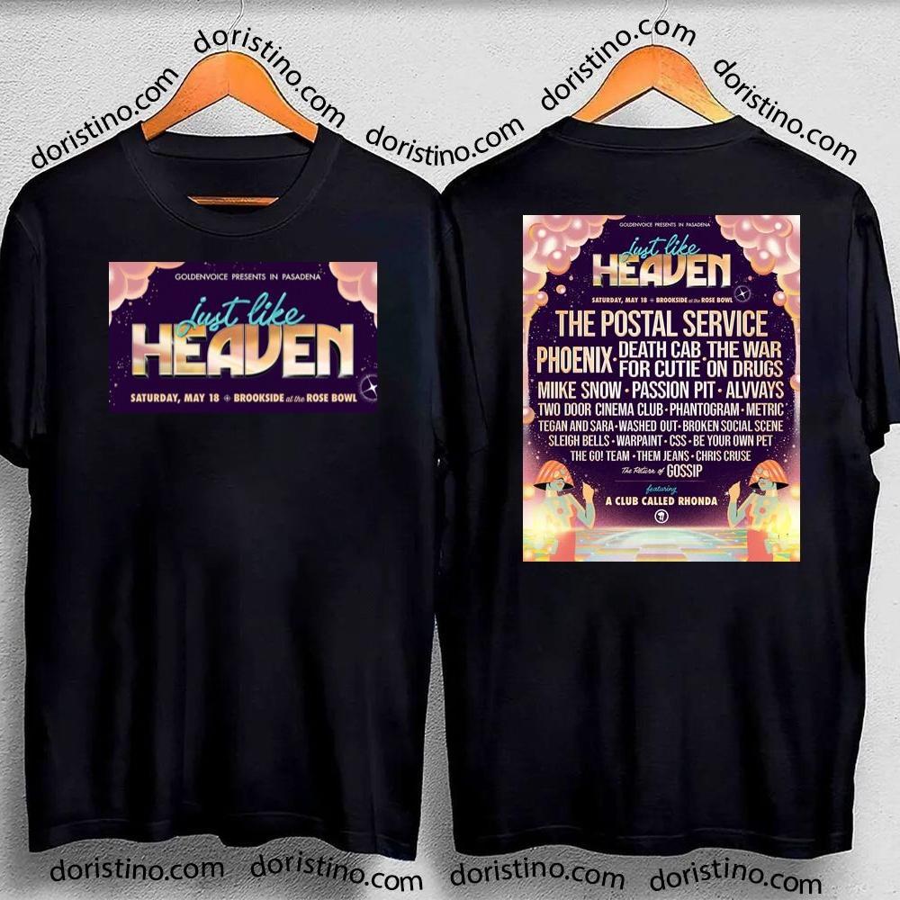 Just Like Heaven Fest 2024 Double Sides Awesome Shirt