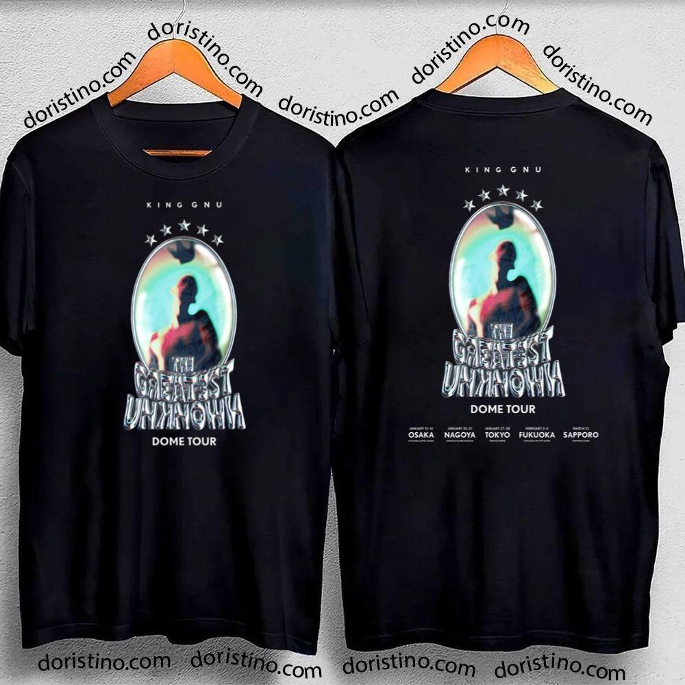 King Gnu The Greatest Unknown Dome Tour Double Sides Shirt