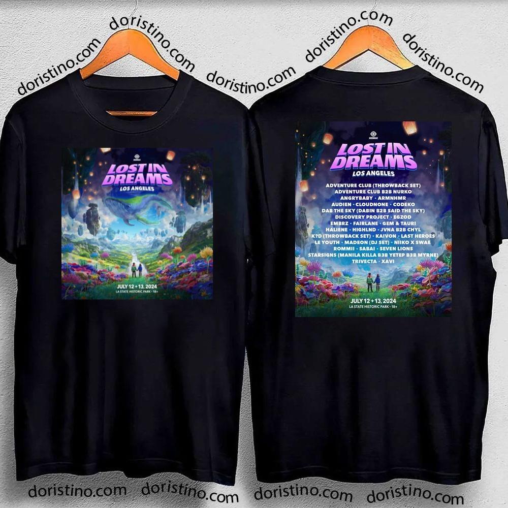 Lost In Dreams Festival 2024 Double Sides Tshirt