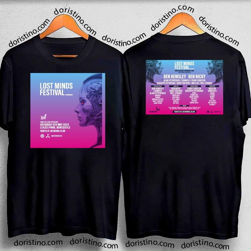 Lost Minds Festival 2024 Double Sides Awesome Shirt