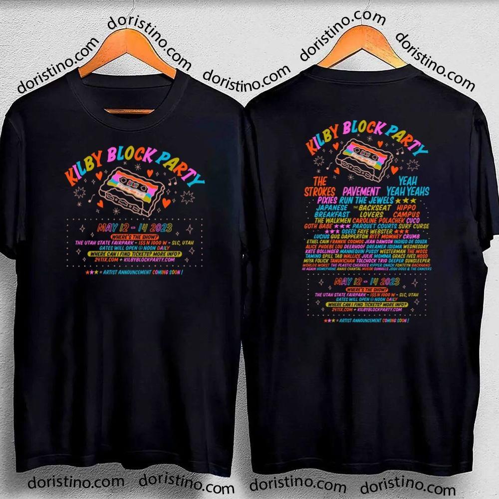 May 12 14 2023 Kilby Block Party Double Sides Tshirt