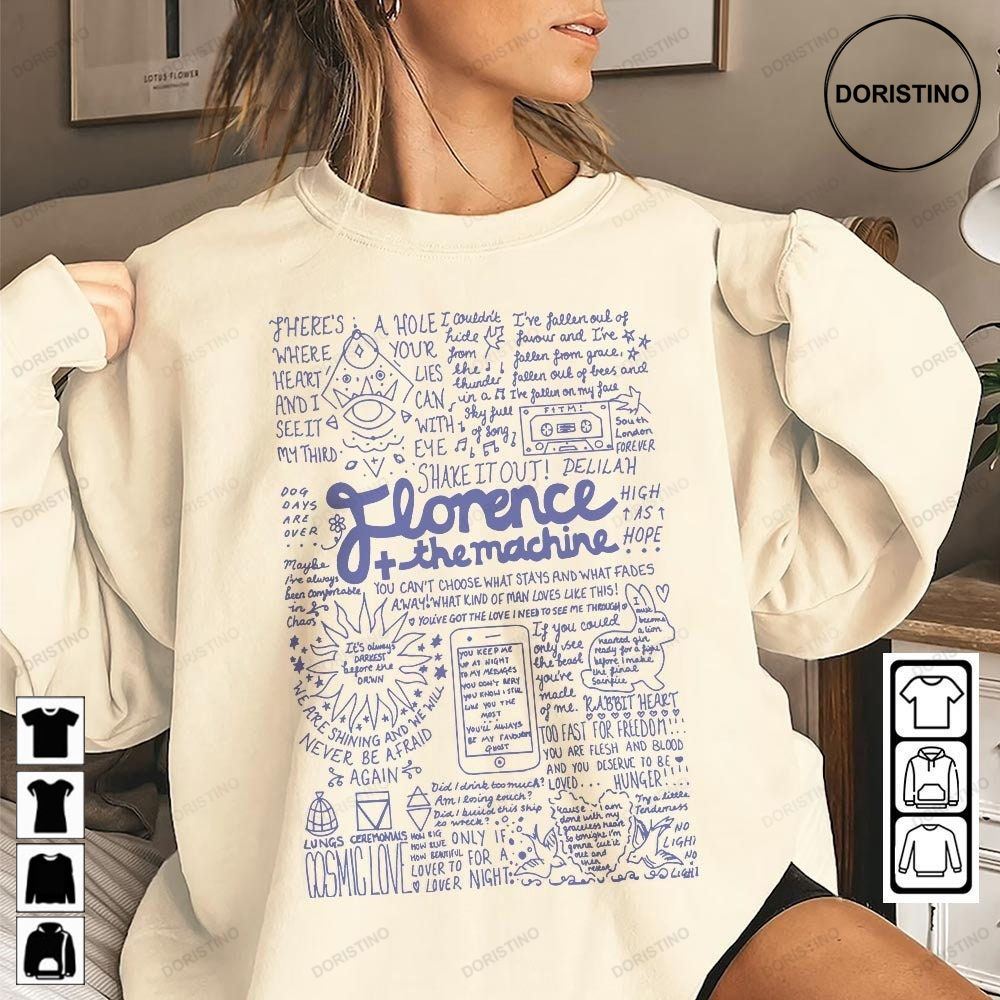 Florence And The Machine Florence And The Machine Album Florence And The Machine Music Tour Nov Limited Edition T-shirts