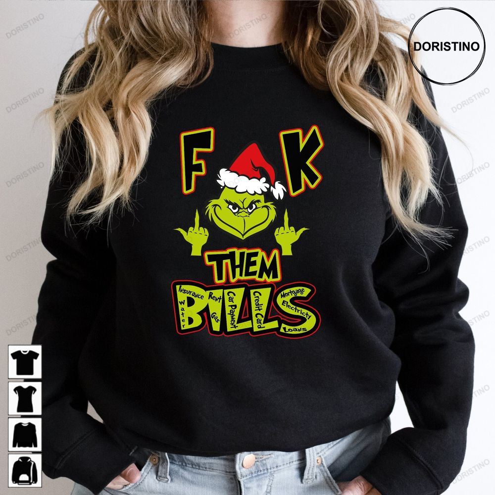 Funny Grinch's Middle Finger Christmas Cute Christmas Grinch Christmas Wreath Grinch Hand Christmas V75m3 Awesome Shirts