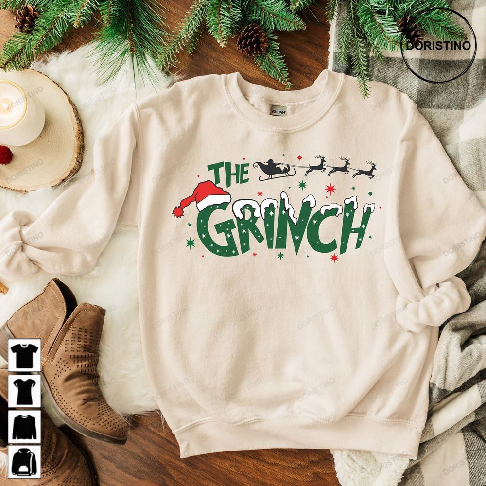 Funny The Grinch Christmas Is It Me Am I A Drama Sarcastic Grinch Christmas Cute Family Christmas Gift Awesome Shirts