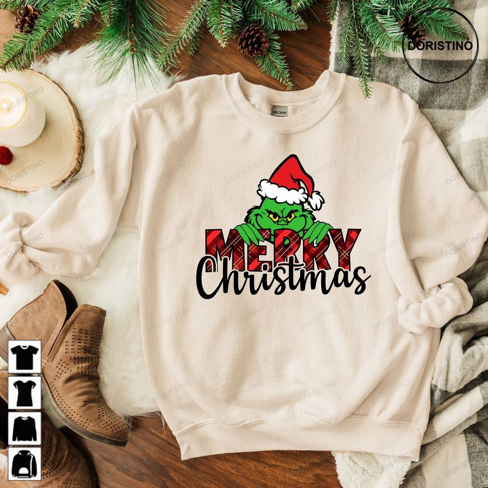 Grinch Merry Christmas Grinch New Year Funny Christmas Christmas Gift Grinch Hands Tee Limited Edition T-shirts