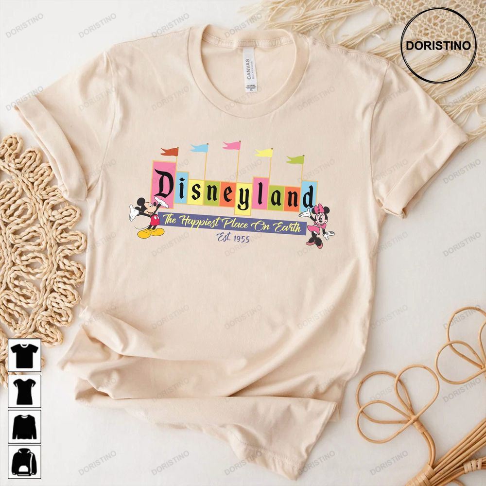 Happiest Place On Earth Disneyworld Disneyworld 2023 Family Vacation Tee Minnie Donald Pluto Vacation Limited Edition T-shirts