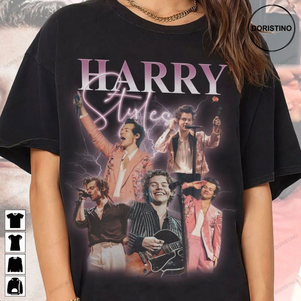 Harry Vintage 90s Bootleg Harry Vintage Homage Graphic Harry Gift Harry's House Limited Edition T-shirts